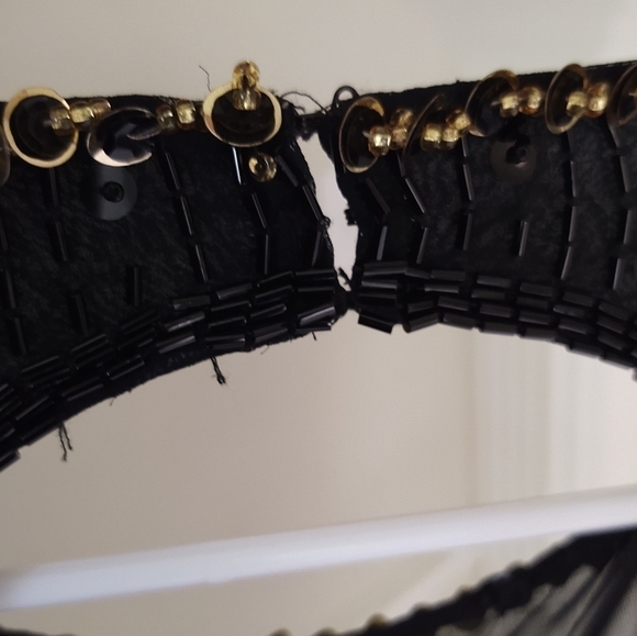 Niteline | Silk Beaded Asemetrical Formal Gown - Picture 7 of 12